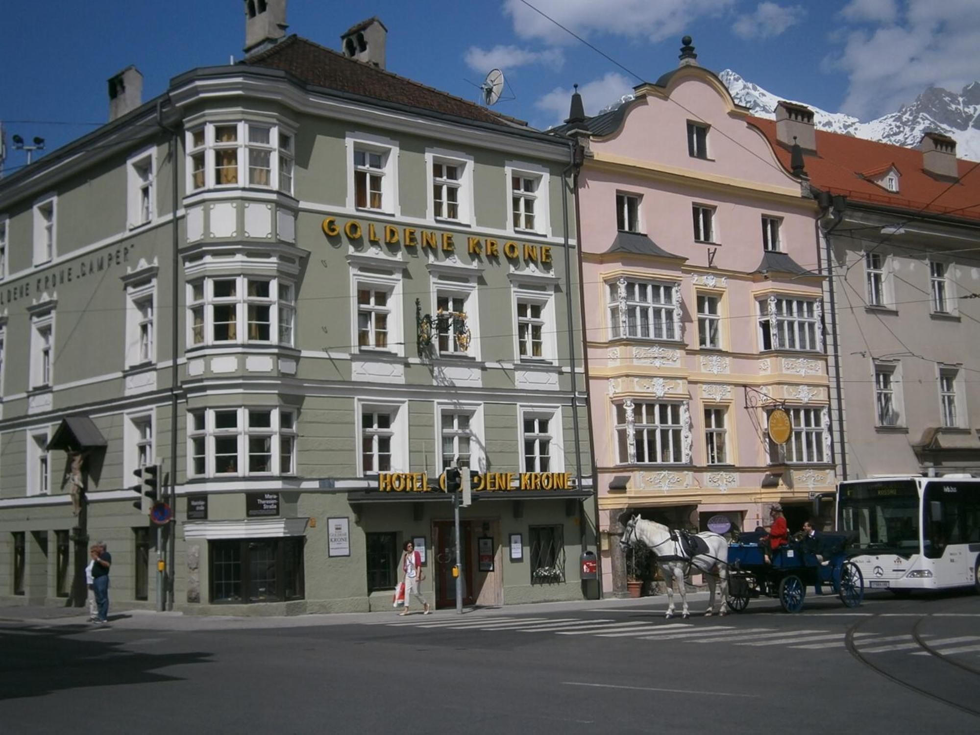 Hotel Goldene Krone Innsbruck Exterior foto