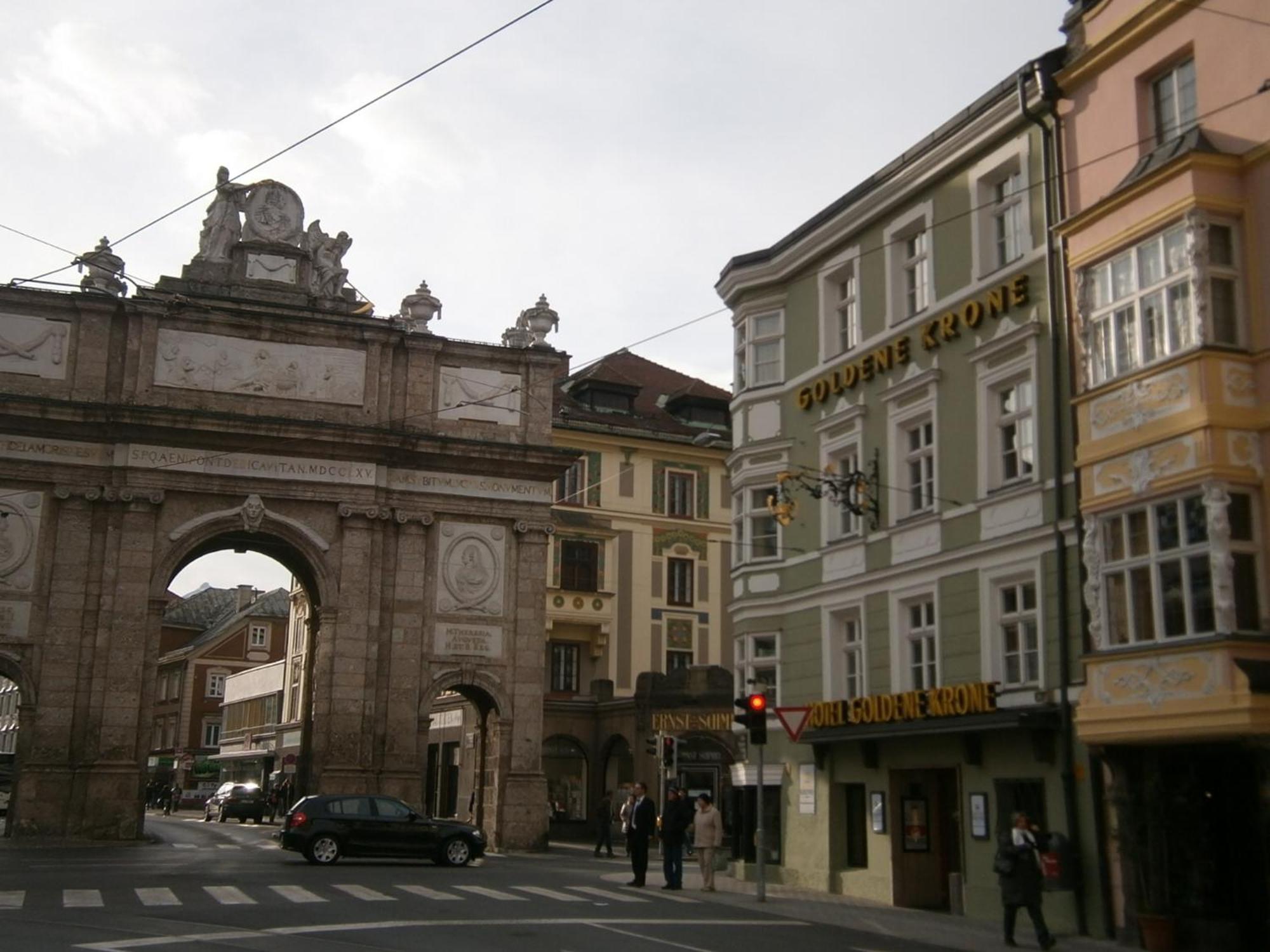 Hotel Goldene Krone Innsbruck Exterior foto