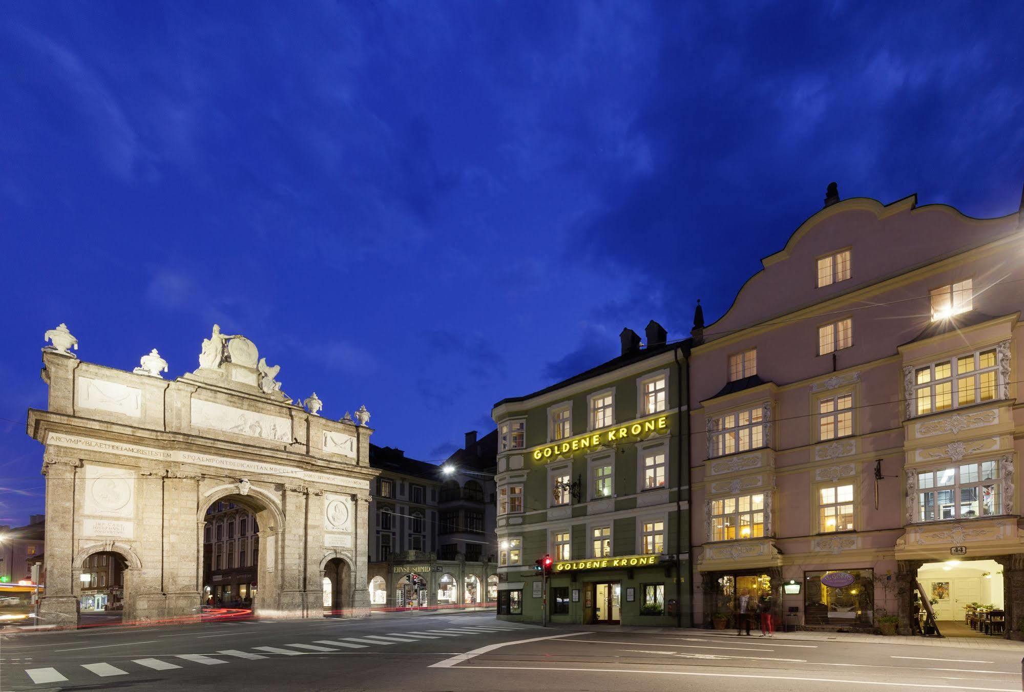 Hotel Goldene Krone Innsbruck Exterior foto